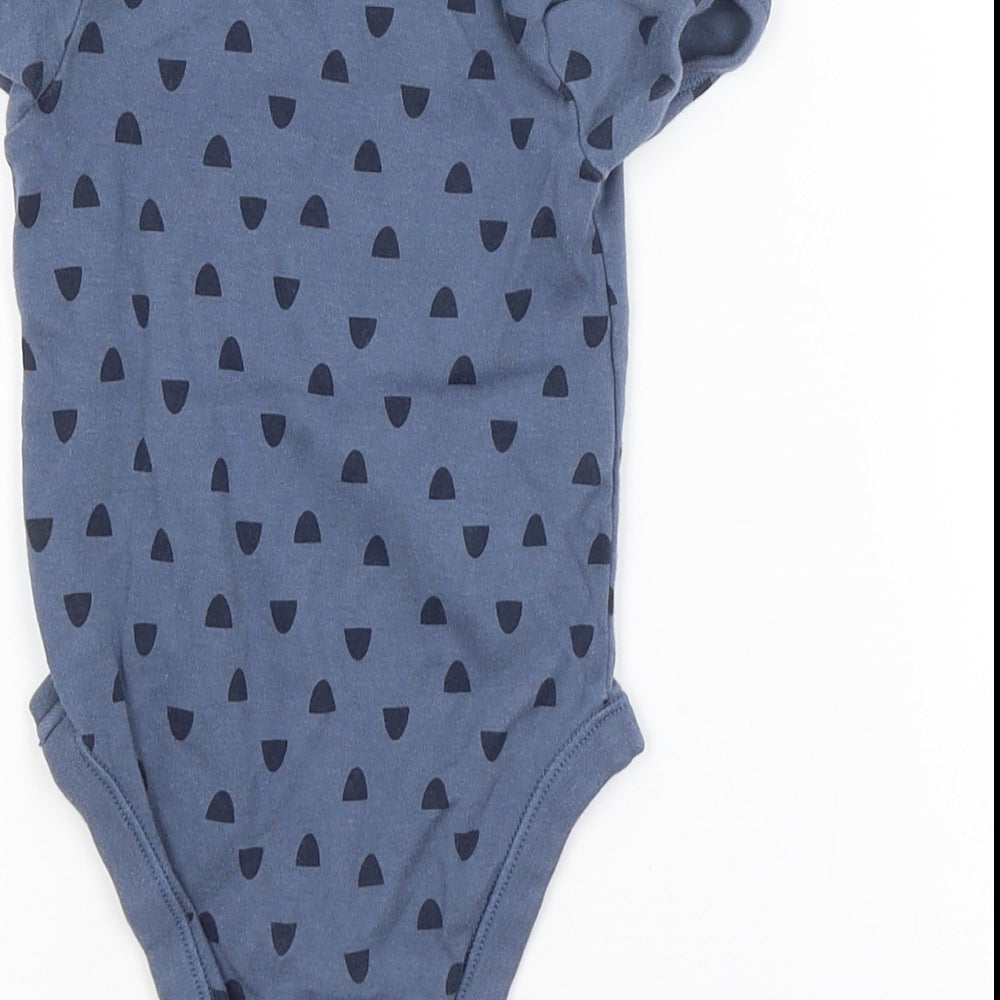 George Baby Blue Spotted  Babygrow One-Piece Size 18-24 Months
