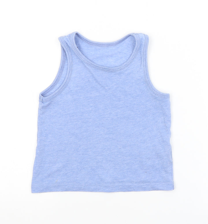 Primark Boys Blue   Basic Tank Size 2-3 Years