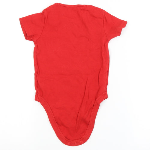 Mothercare Baby Red   Babygrow One-Piece Size 18-24 Months