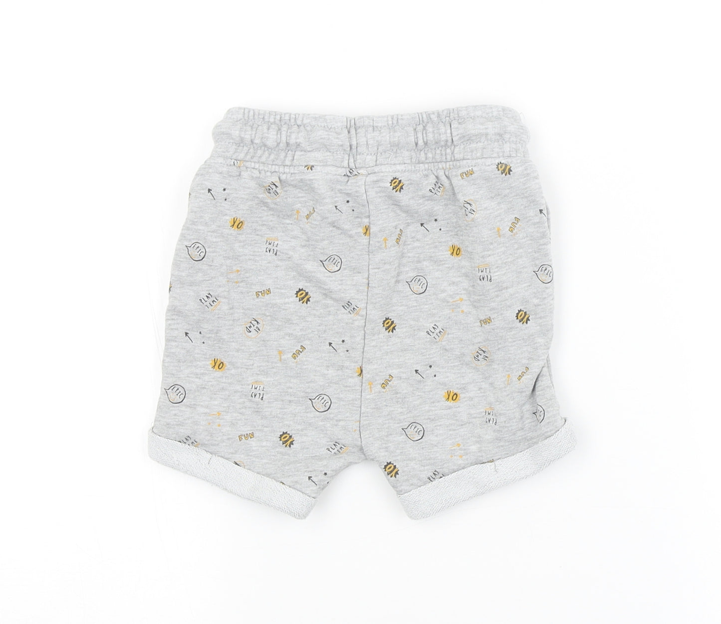 George Baby Grey Spotted  Cropped Trousers Size 18-24 Months
