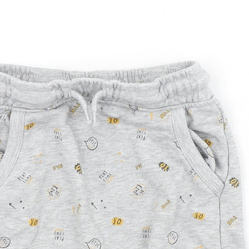 George Baby Grey Spotted  Cropped Trousers Size 18-24 Months