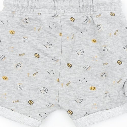 George Baby Grey Spotted  Cropped Trousers Size 18-24 Months