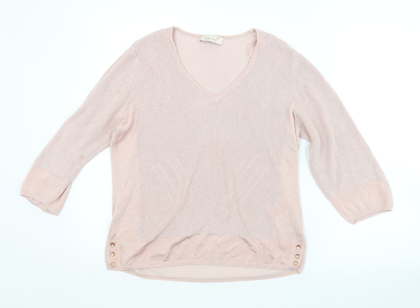 Per Una Womens Pink   Pullover Jumper Size 16