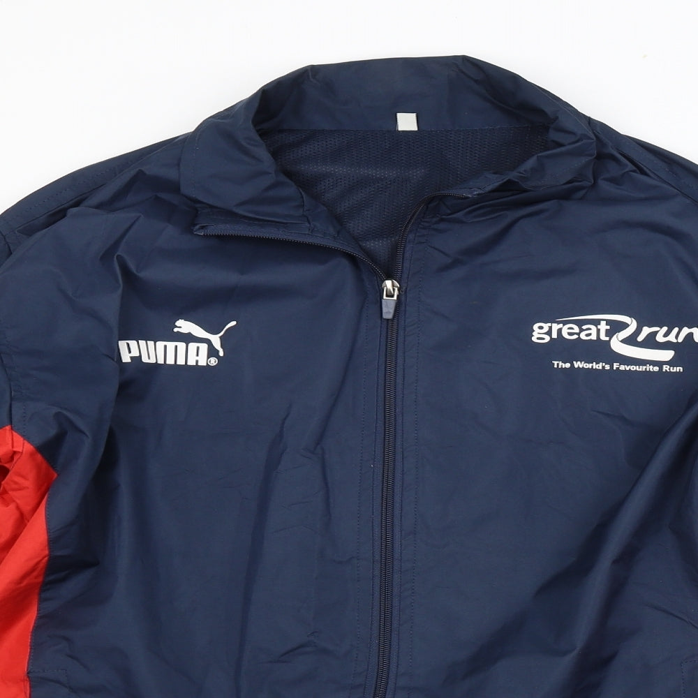 PUMA Womens Blue   Jacket  Size M