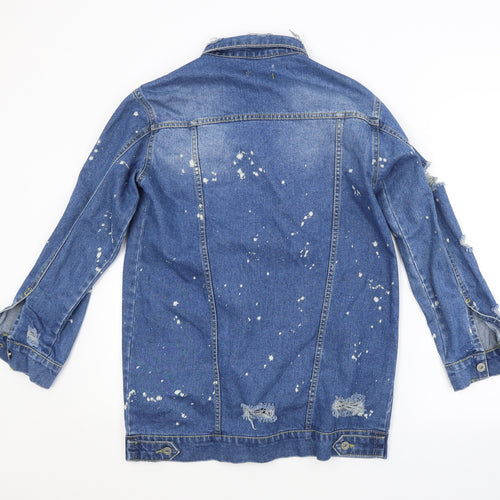 Girls On Film Womens Blue   Jacket  Size 12