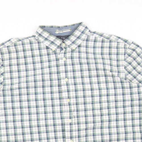Nautica Mens Multicoloured Check   Button-Up Size L