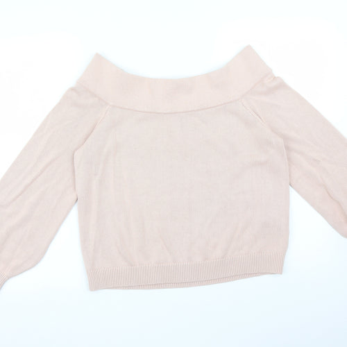 H&M Womens Pink   Basic T-Shirt Size M