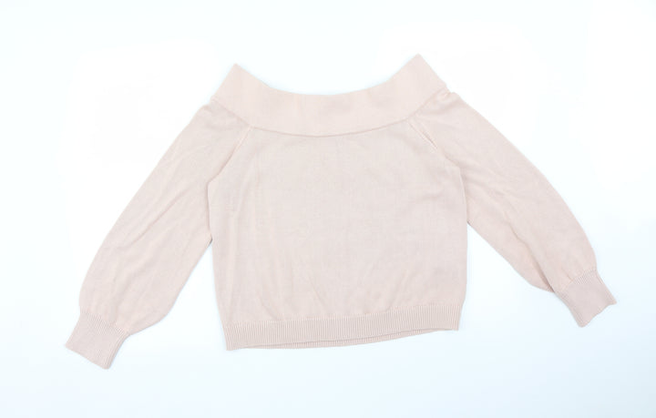 H&M Womens Pink   Basic T-Shirt Size M