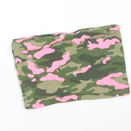Matalan Girls Multicoloured Camouflage  Basic T-Shirt Size 12 Years