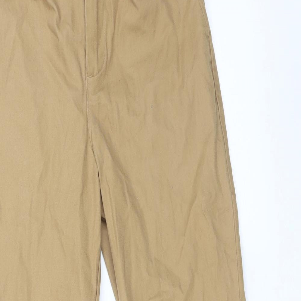 M&S Boys Brown   Chino Trousers Size 11-12 Years