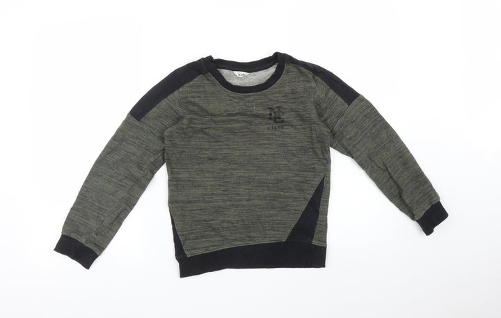 M&Co Boys Green Pullover Sweatshirt Size 9-10 Years