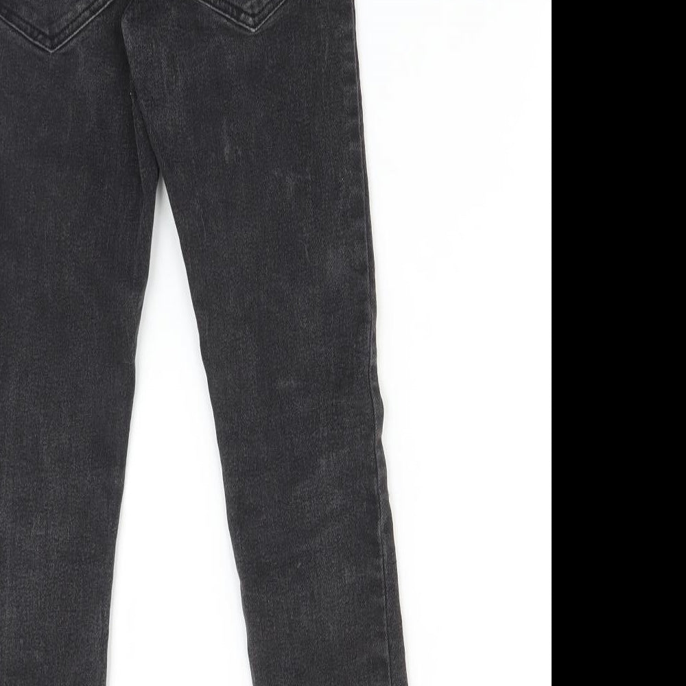 M&Co Boys Black   Skinny Jeans Size 7-8 Years