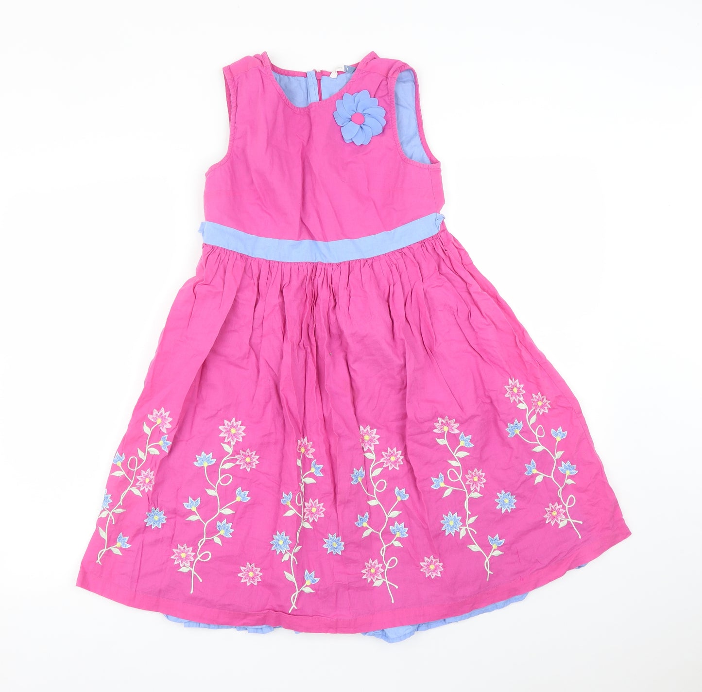 John Lewis Girls Multicoloured Floral  A-Line  Size 11 Years
