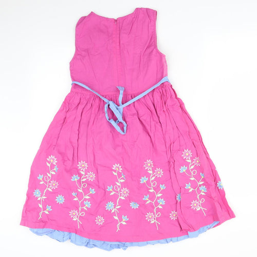 John Lewis Girls Multicoloured Floral  A-Line  Size 11 Years