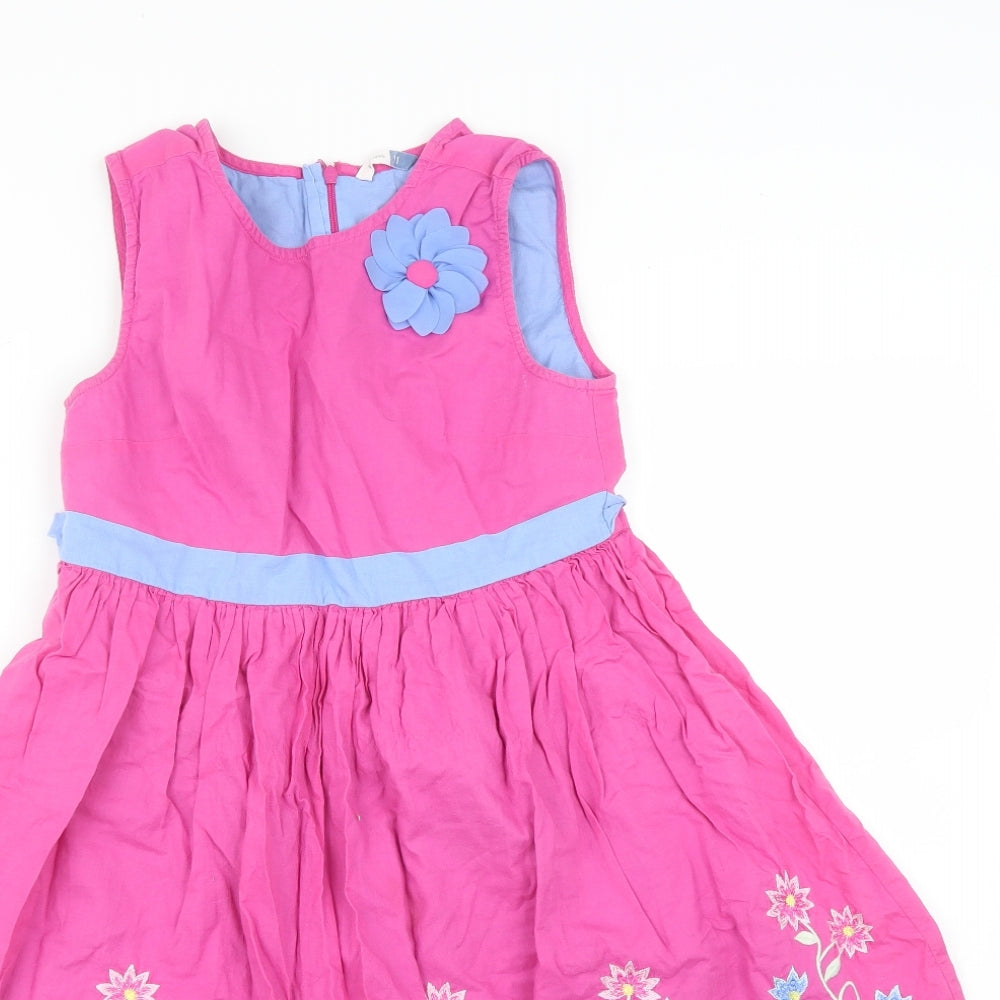 John Lewis Girls Multicoloured Floral  A-Line  Size 11 Years