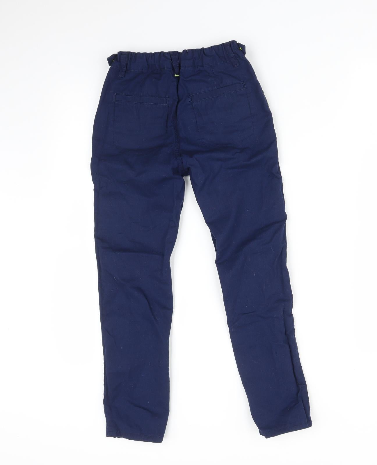 POINT COVE Boys Blue   Chino Trousers Size 7-8 Years