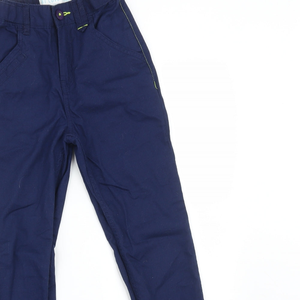 POINT COVE Boys Blue   Chino Trousers Size 7-8 Years