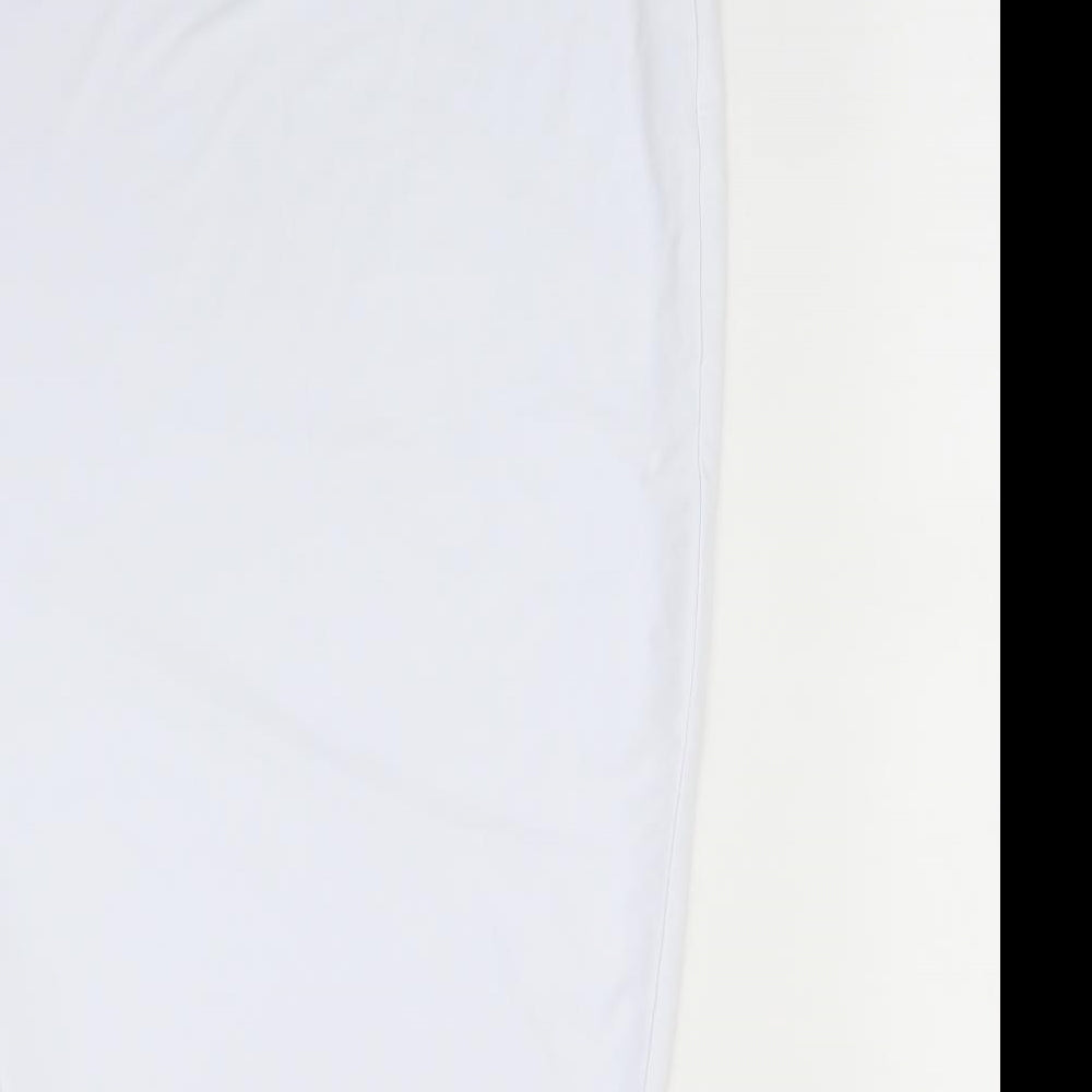 PRETTYLITTLETHING Womens White   Straight & Pencil Skirt Size 10
