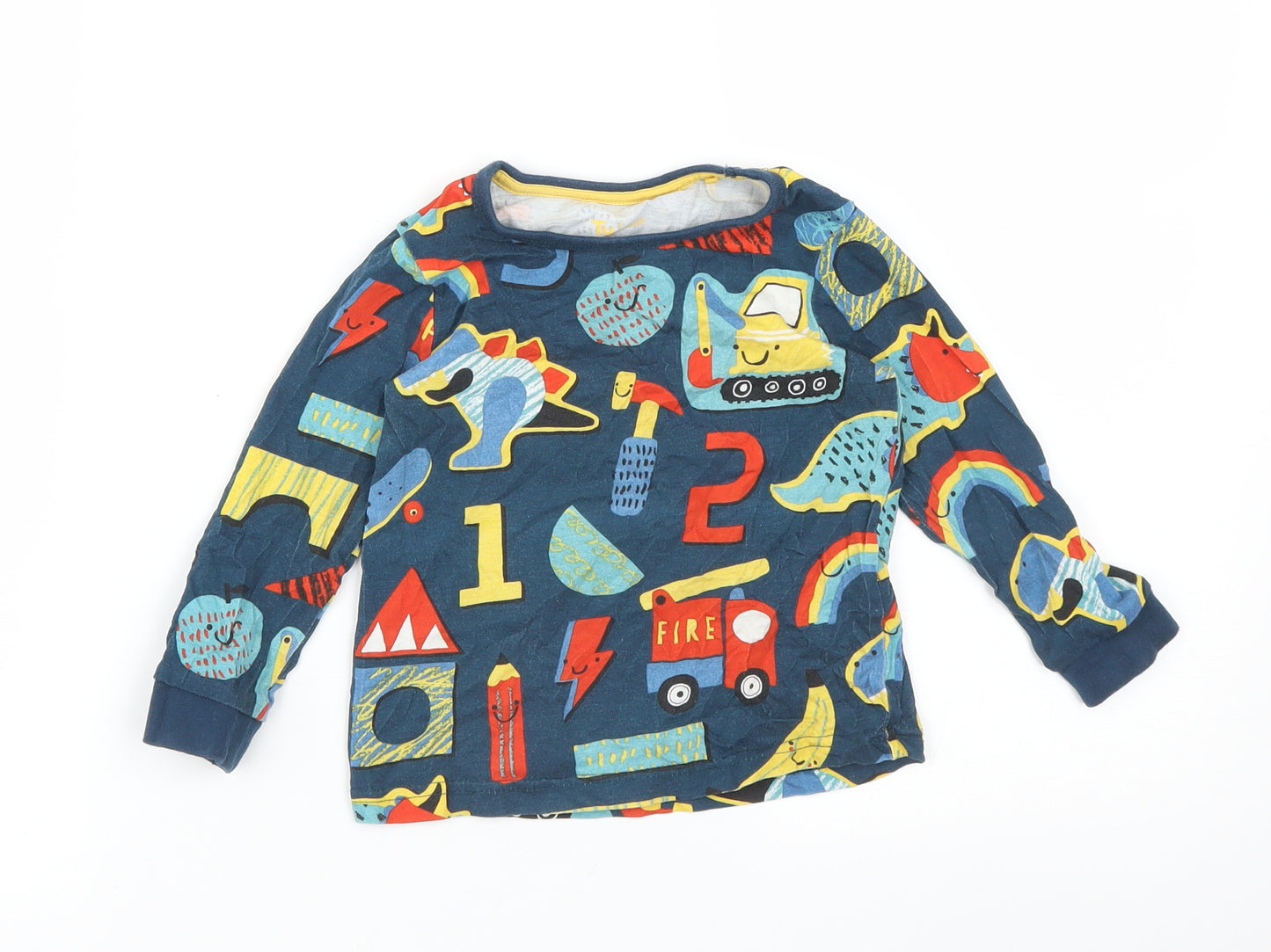 TU Baby Multicoloured Geometric  Basic T-Shirt Size 9-12 Months