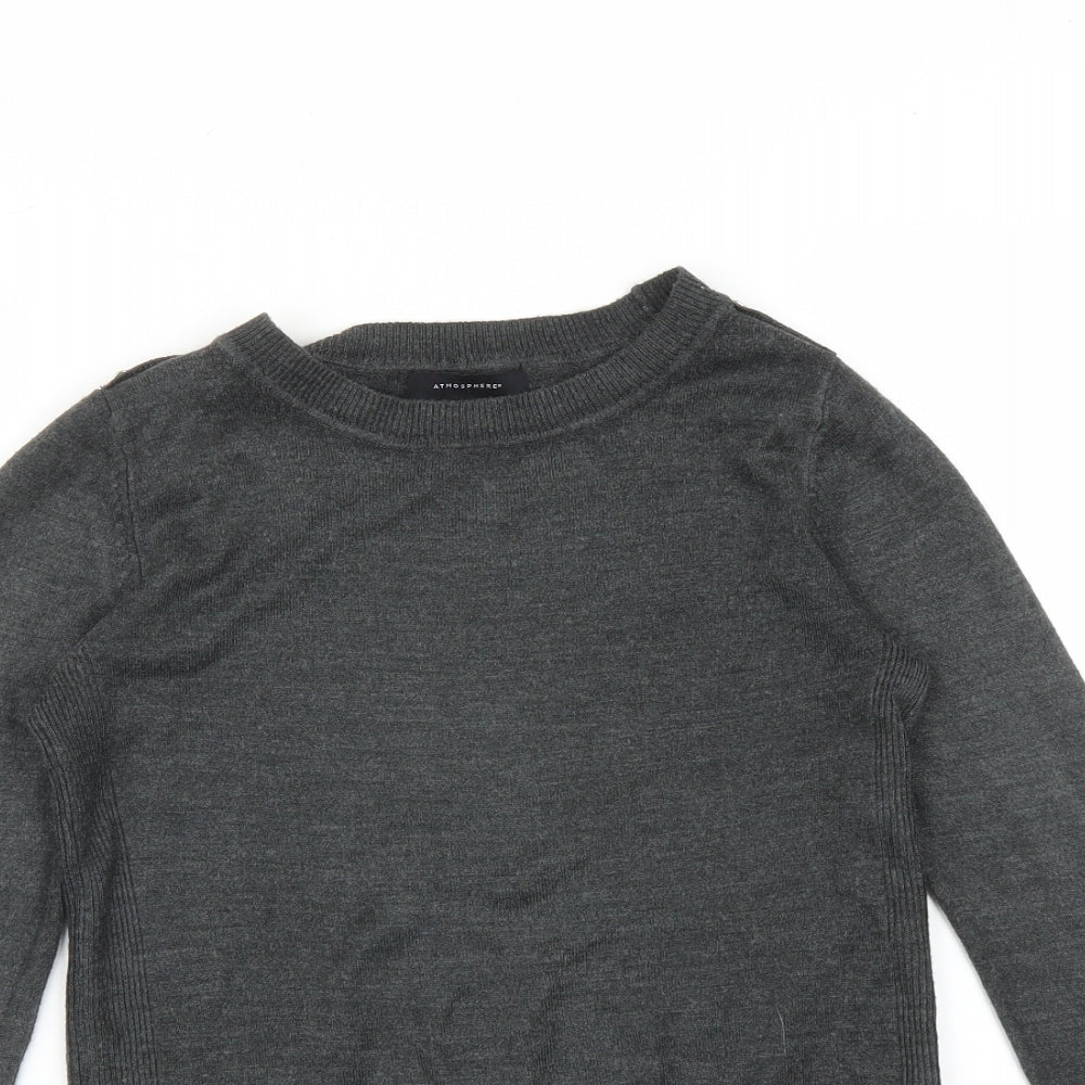 Atmosphere Womens Grey   Basic T-Shirt Size 6