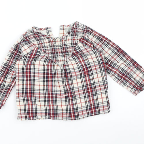 Primark Baby Multicoloured Check  Basic T-Shirt Size 24 Months