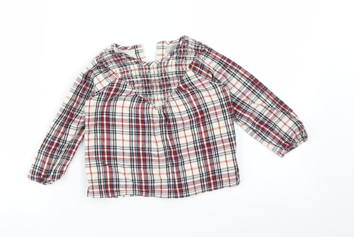 Primark Baby Multicoloured Check Basic T-Shirt Size 24 Months