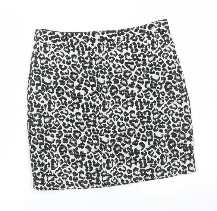 Papaya Womens Multicoloured Animal Print Straight & Pencil Skirt Size 10