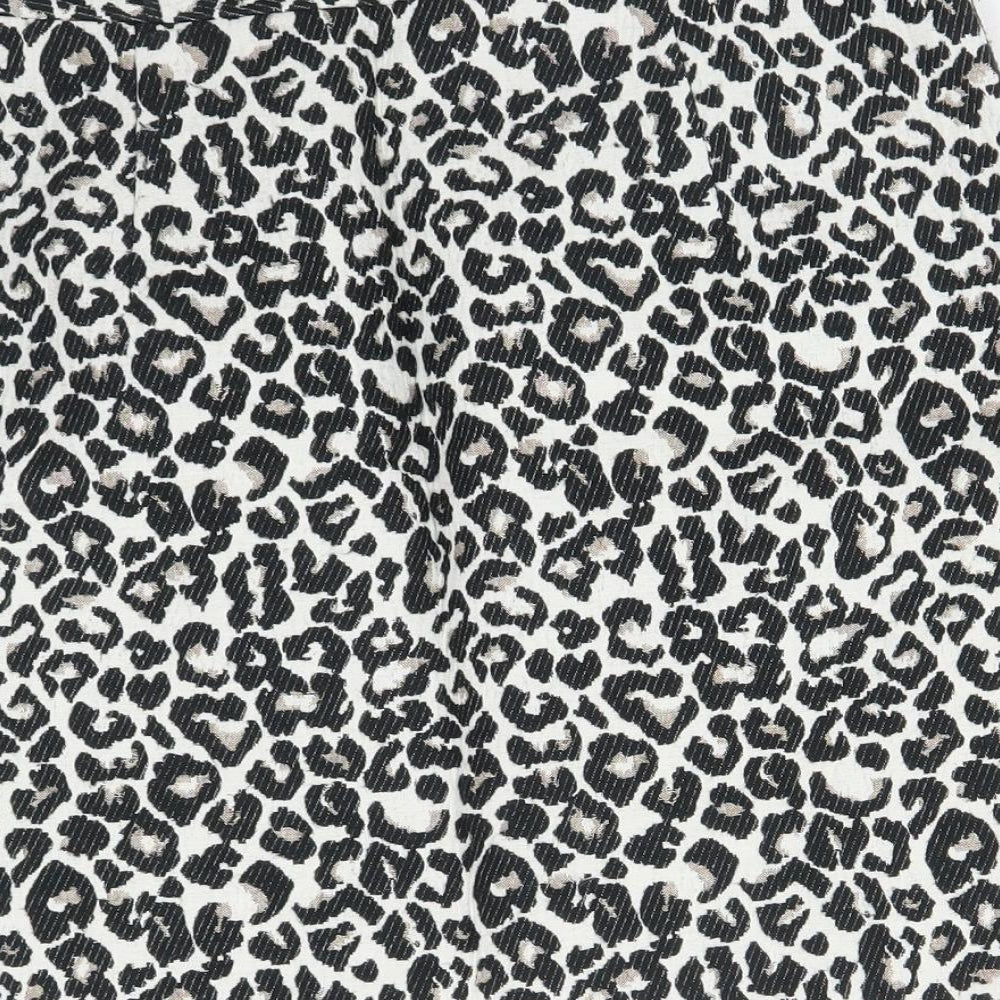 Papaya Womens Multicoloured Animal Print  Straight & Pencil Skirt Size 10