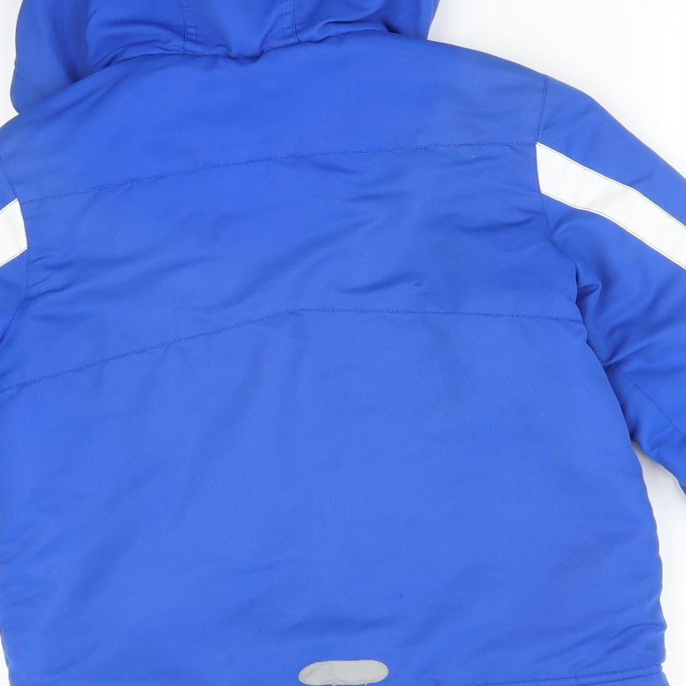 TU Boys Blue   Overcoat Coat Size 8 Years