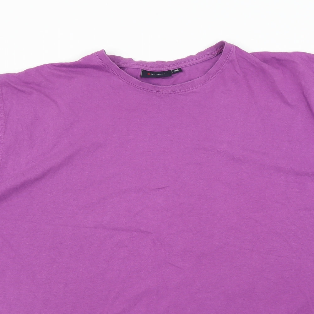 Espionage Mens Purple    T-Shirt Size 3XL