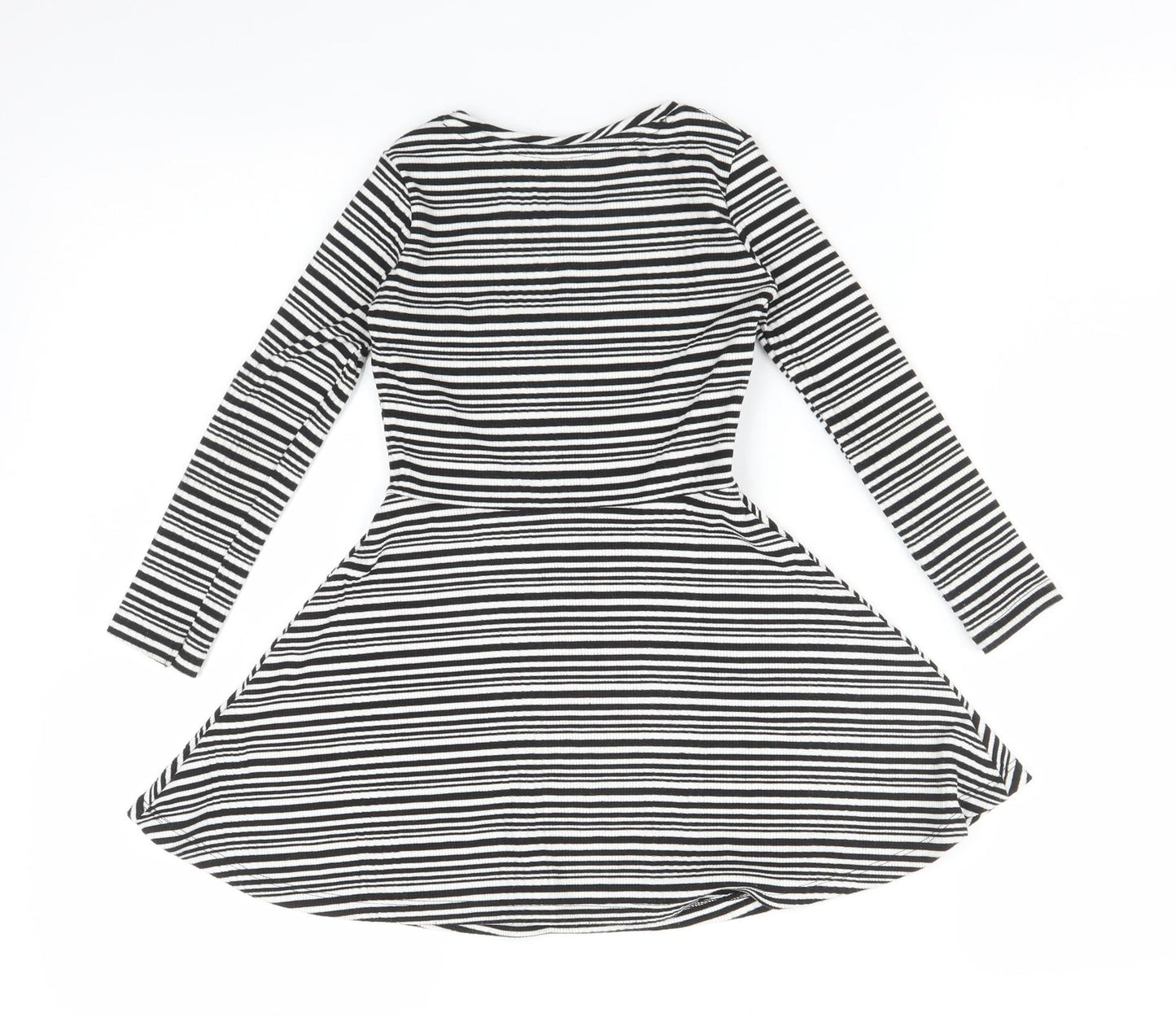 F&F Girls Multicoloured Striped  Fit & Flare  Size 4-5 Years