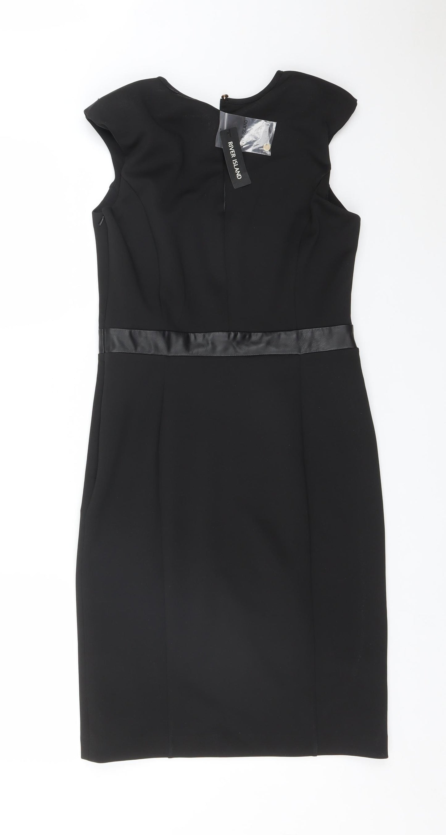 River Island Womens Black   Bodycon  Size 8