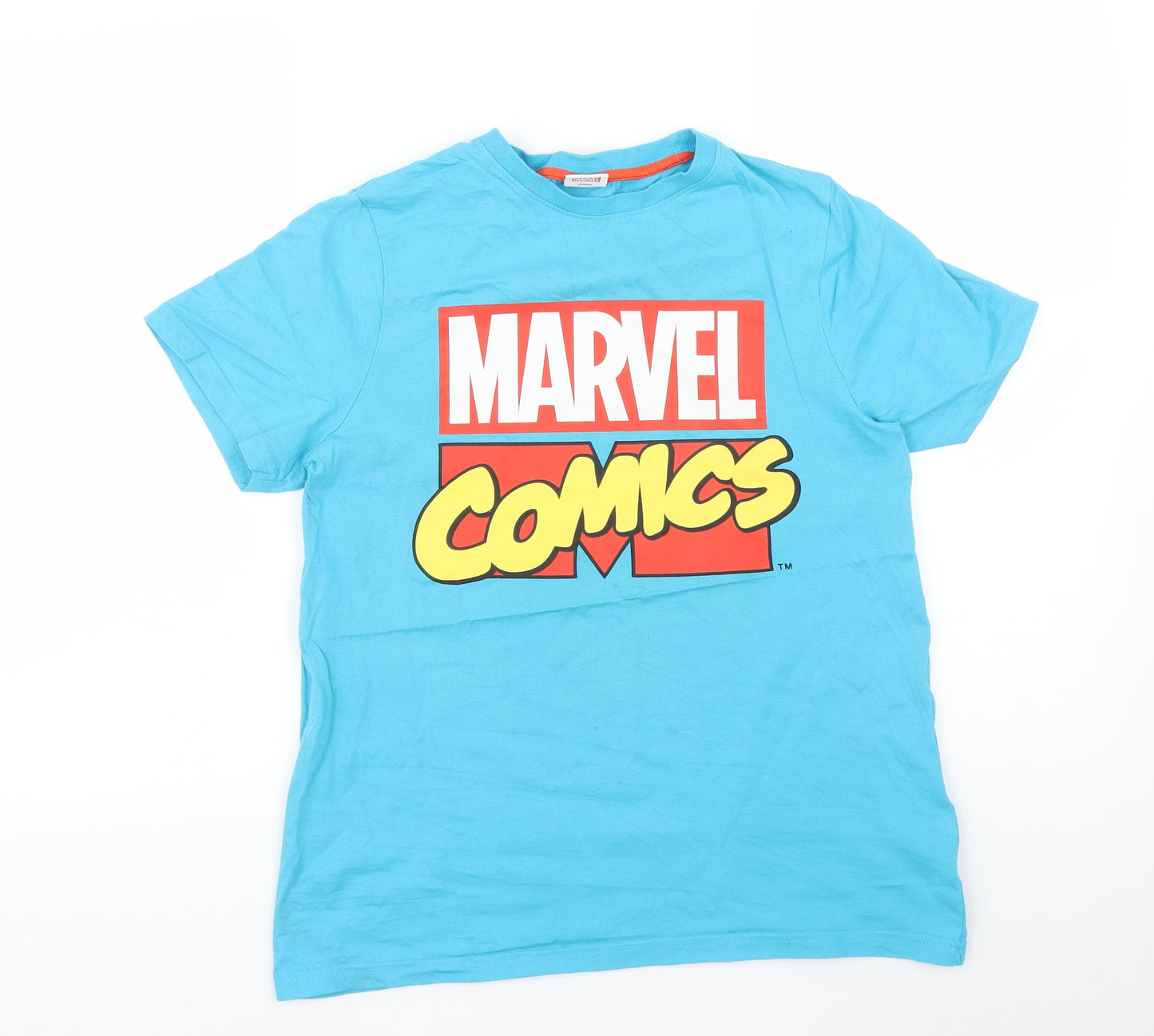 Marvel Boys Blue   Basic T-Shirt Size 13-14 Years  - MARVEL COMICS