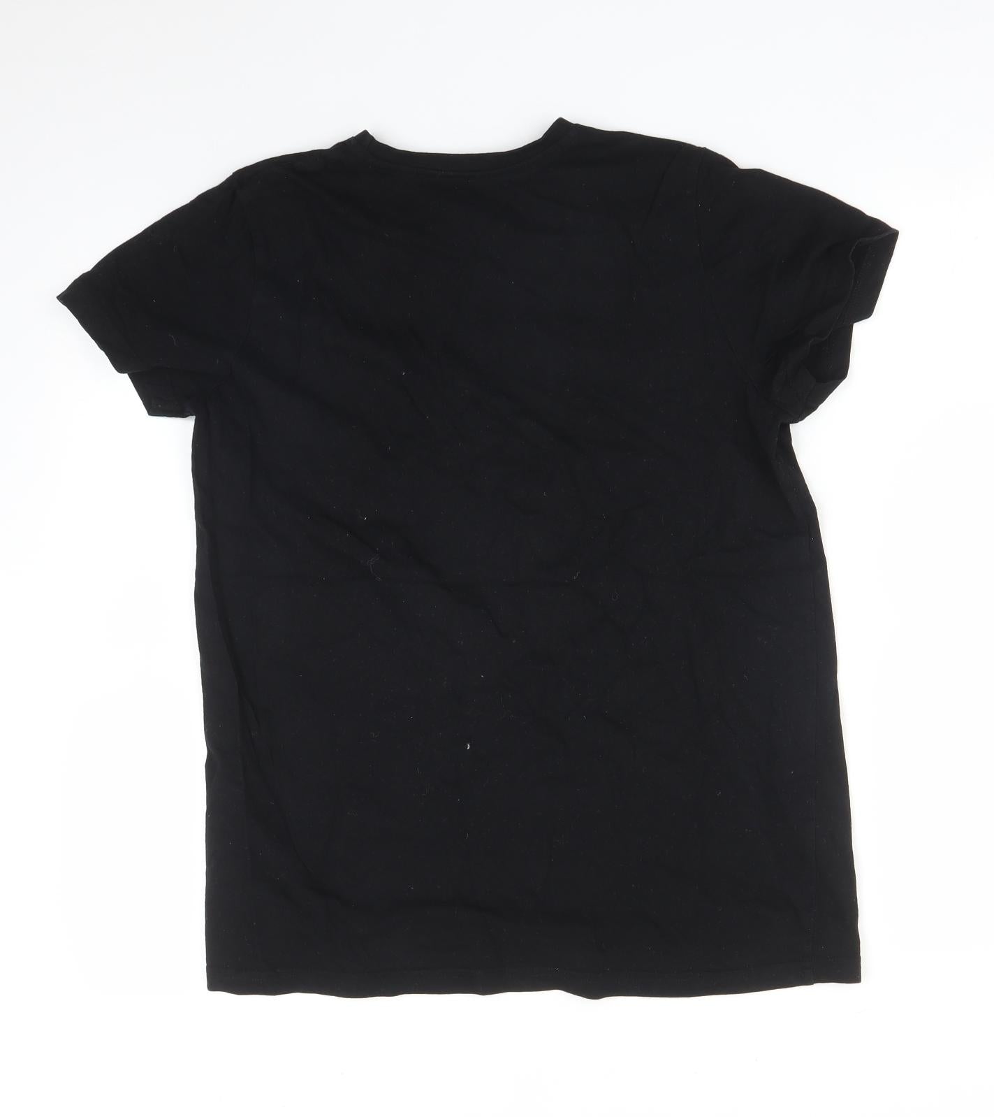Primark Girls Black   Basic T-Shirt Size 13-14 Years  - AWESOME
