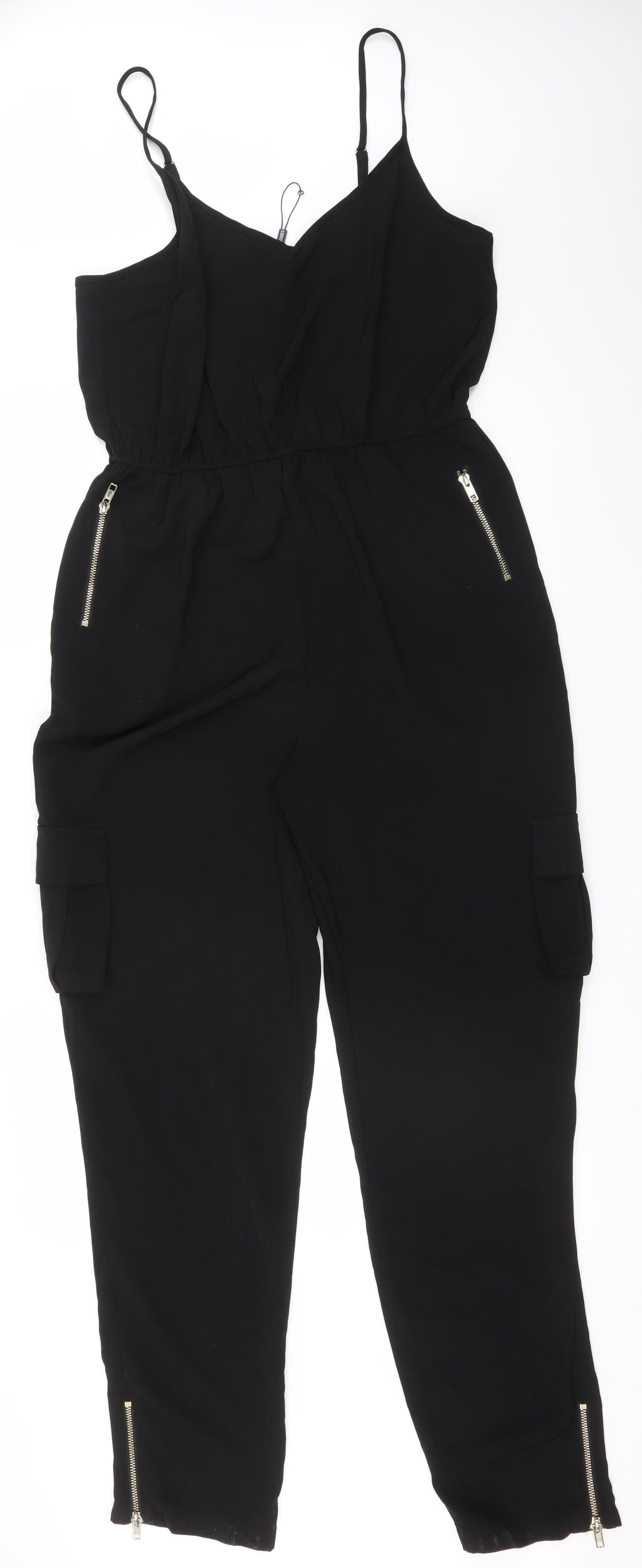 Missguided Womens Black   Jumpsuit One-Piece Size 14