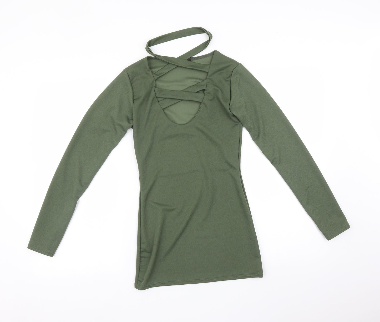 I-X LONDON Womens Green   Basic T-Shirt Size 8