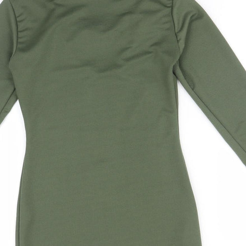 I-X LONDON Womens Green   Basic T-Shirt Size 8