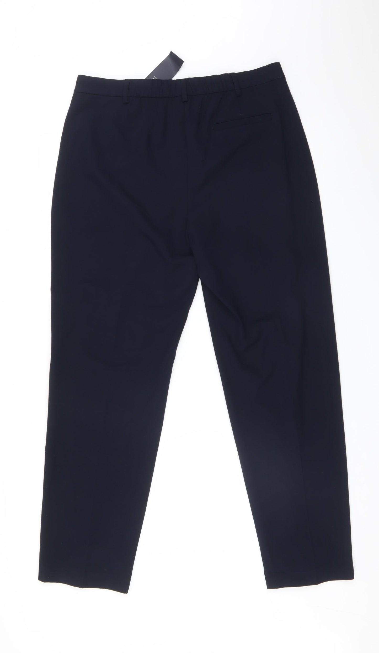 M&S Womens Blue   Trousers  Size 14 L27 in