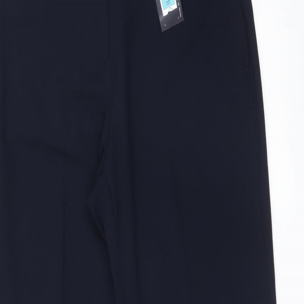 M&S Womens Blue   Trousers  Size 14 L27 in