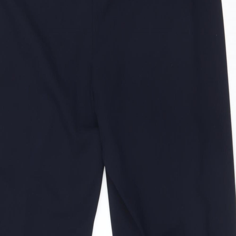 M&S Womens Blue   Trousers  Size 14 L27 in
