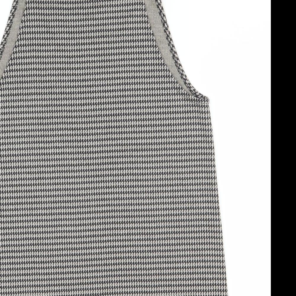 George Womens Multicoloured Check  Pinafore/Dungaree Dress  Size 12