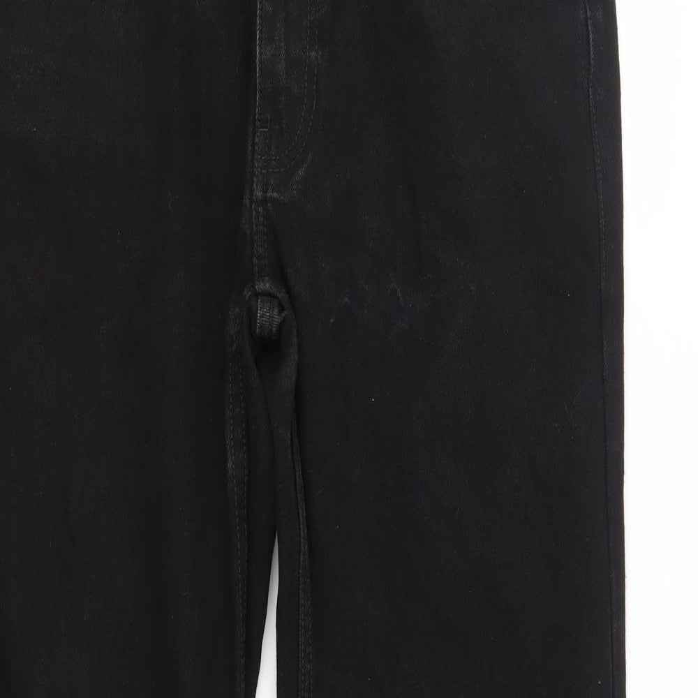 Matalan Mens Black   Straight Jeans Size 32 L30 in