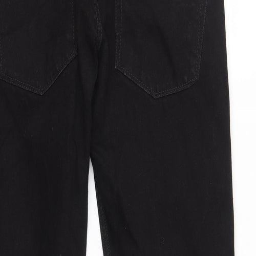 Matalan Mens Black   Straight Jeans Size 32 L30 in