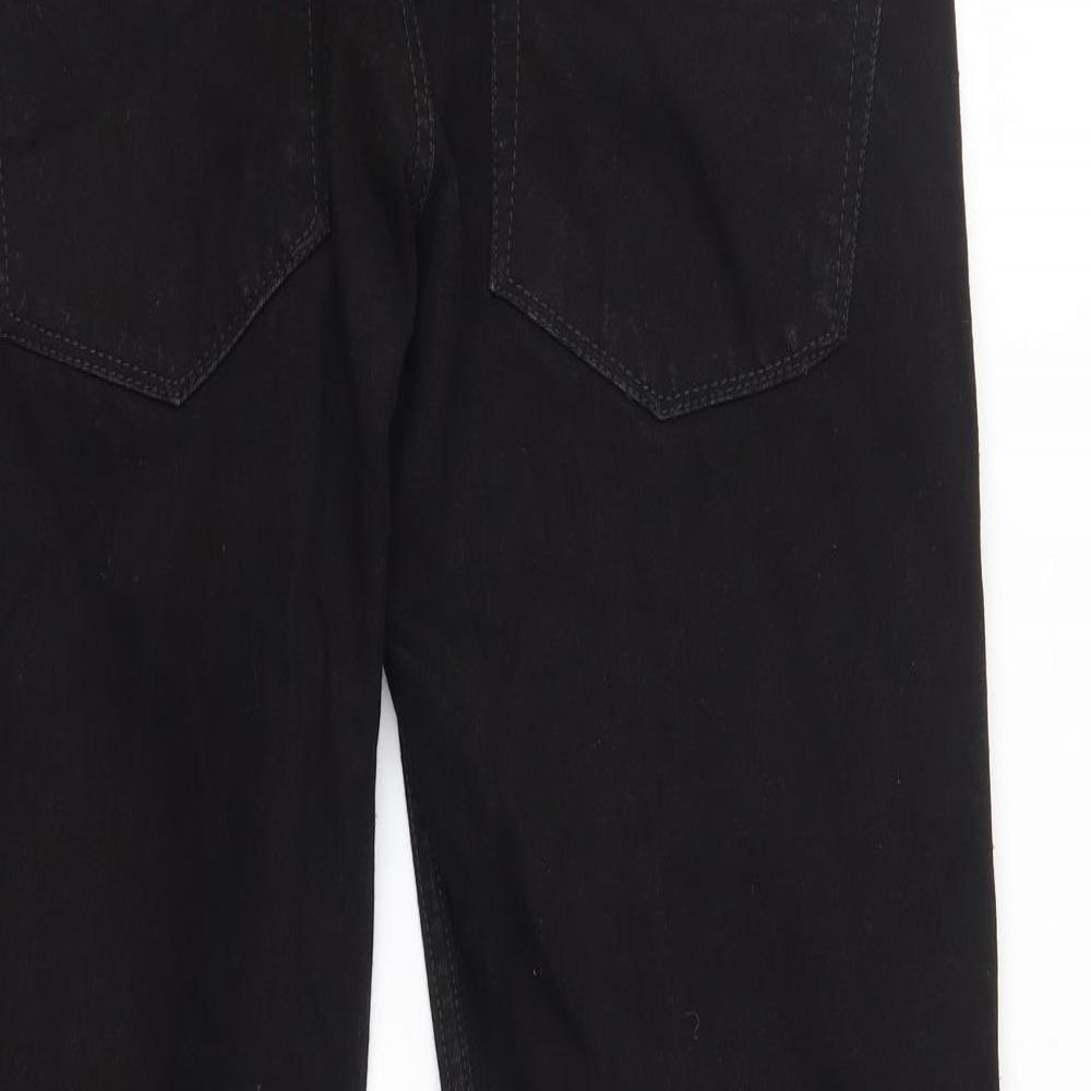 Matalan Mens Black   Straight Jeans Size 32 L30 in