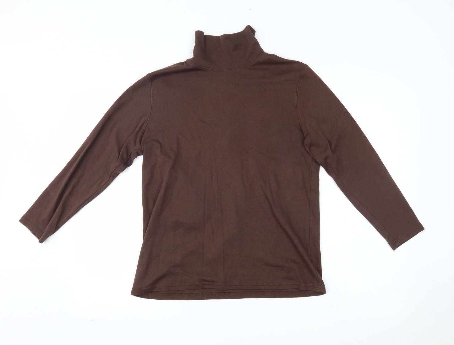 Preworn Womens Brown   Basic T-Shirt One Size