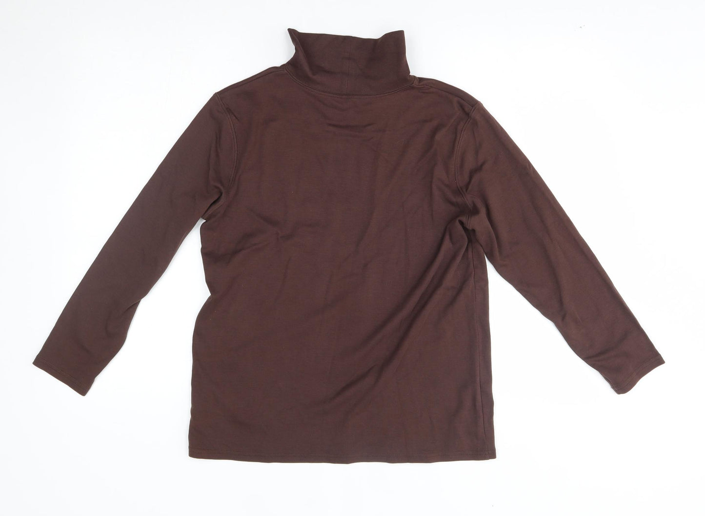 Preworn Womens Brown   Basic T-Shirt One Size