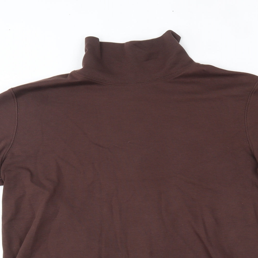 Preworn Womens Brown   Basic T-Shirt One Size