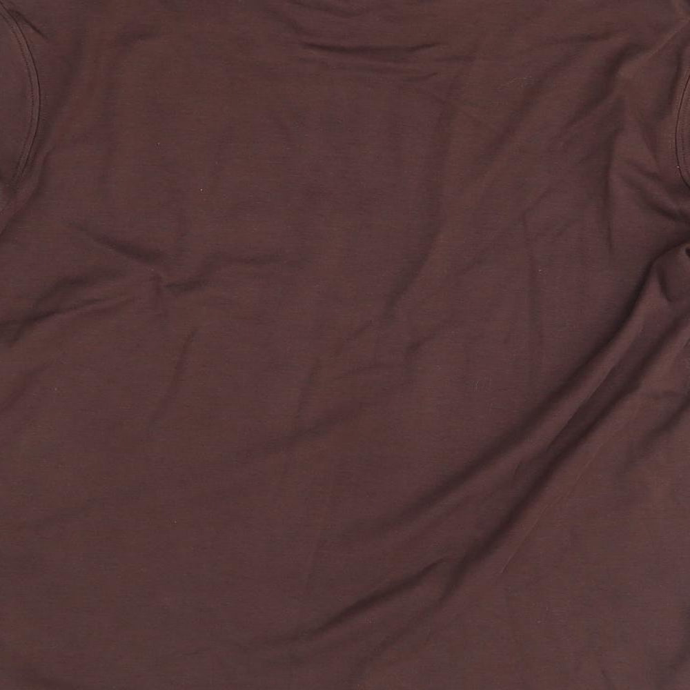 Preworn Womens Brown   Basic T-Shirt One Size