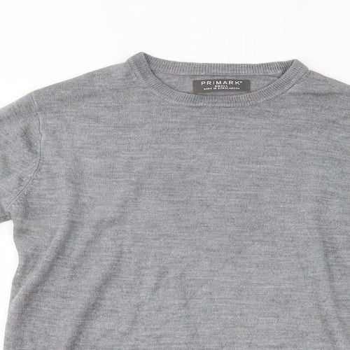 Primark Womens Grey   Pullover Jumper Size S