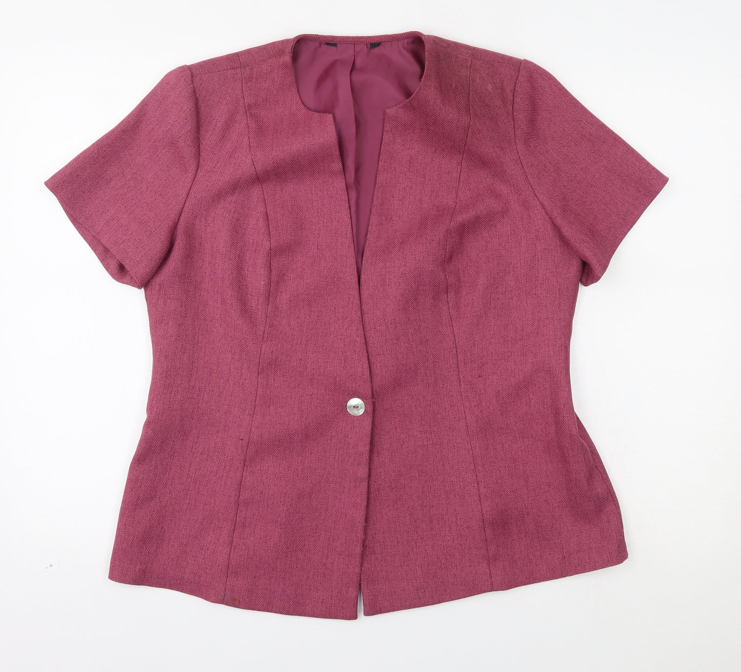 BM Womens Pink   Jacket Blazer One Size